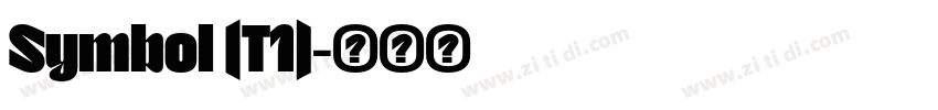 Symbol (T1)字体转换